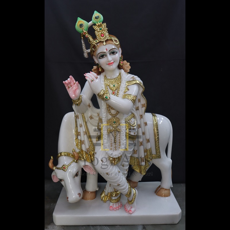 Marble Krishna Ji Statue